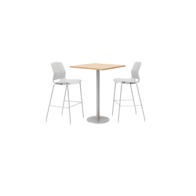 30" L Square Breakroom Table and Chair Set