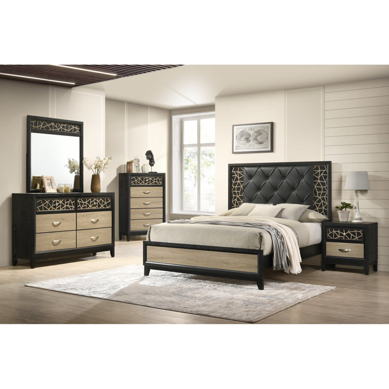 Commode moderne et contemporaine en bois Selena