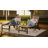 Set of 2 Latitude Run Metal Lounge Chair by Nature PVC-coated polyester with Arms and Table-406803016