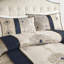 Édredon 7 pièces pour très grand lit - Bleu marine avec coussins-119105419-119105420