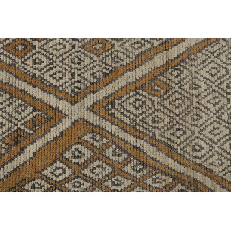 Moroccan Hand Knotted Area Rug, Rectangle 8' x 10'