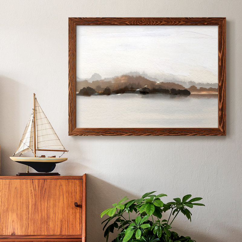 " Slauson Mountain At Dusk ", Maple, 28" H x 42" W