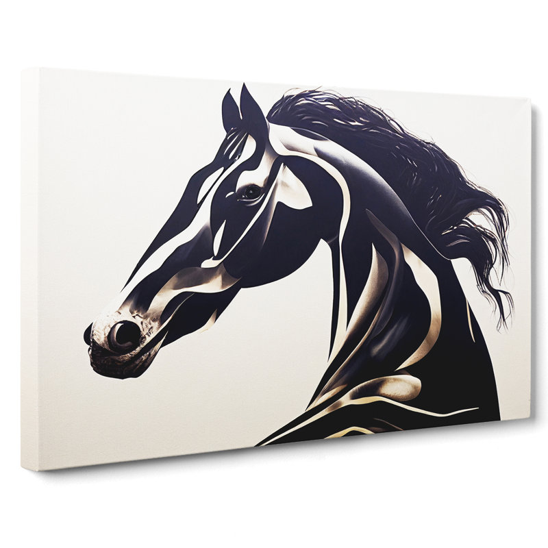 Striking Horse - Wrapped Canvas