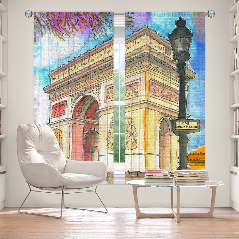 Jenay Room Darkening Curtains / Drapes Pair, 40" W x 82" L