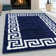 Foti Geometric Cotton Shag Area Rug