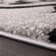 Tapis en polypropylène tissé à la machine à motif floral Kas / gris / noir-637764349