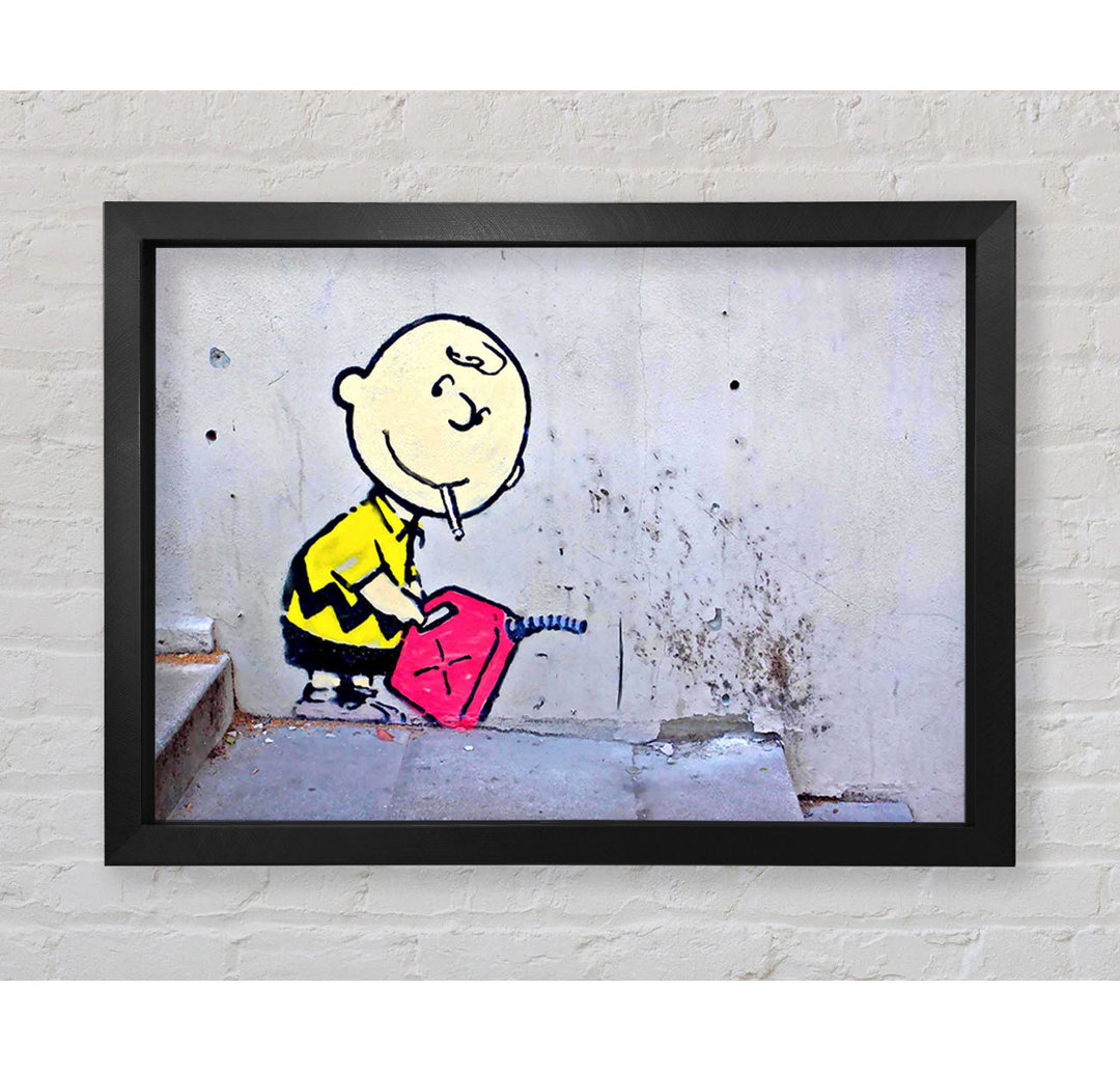 Charlie Brown - Einzelner Bilderrahmen Kunstdrucke