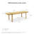 Logan Solid Wood 104" Extendable Dining Table-385269040