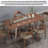 Nordic solid wood simple modern rectangular light luxury dining table-1786363755