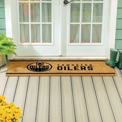 Edmonton Oilers Extra Large One Colour Coir Mat, 60"x24"