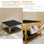Table basse moderne carrée avec rangement inférieur-839867722