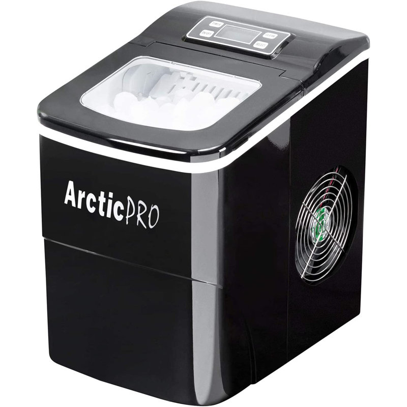 Arctic-Pro Black Portable Countertop Ice Maker Machine