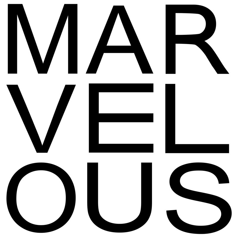«In Black and White III - Marvelous On Canvas» par JC Designs Print, H 12 po x l 12 po x P 1,25 po