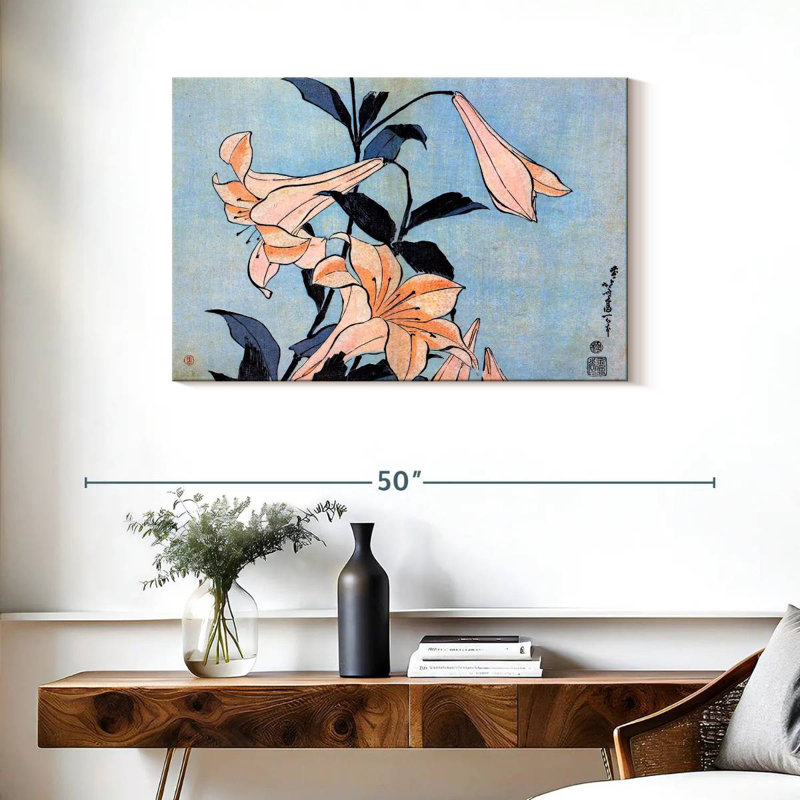 Harnek Lilies 1830, 24" H x 36" W