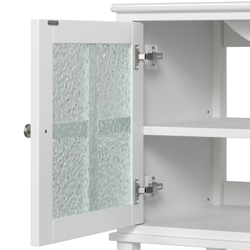 Bathroom Vanity with Ceramic Sink, White
