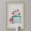 Aqua Dresser - Single Picture Frame Painting-181120496