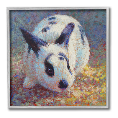 Abstrait lapin tacheté abstrait, estampe numérique par Rita Kirkman