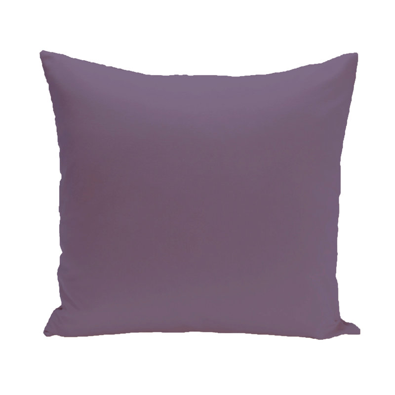 Reversible Throw Pillow, 18" H x 18" W, Summer Purple