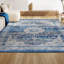 Tapis bleu / gris foncé Marzo-1639712854
