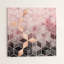 Pink And Grey Cubes by Elisabeth Fredriksson - Wrapped Canvas Print-1835830656-1828148874