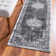 Tapis oriental gris