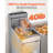 Commercial Deep Fryer Free Standing Propane Fryer 3-Burner Dual Basket 90,000BTU