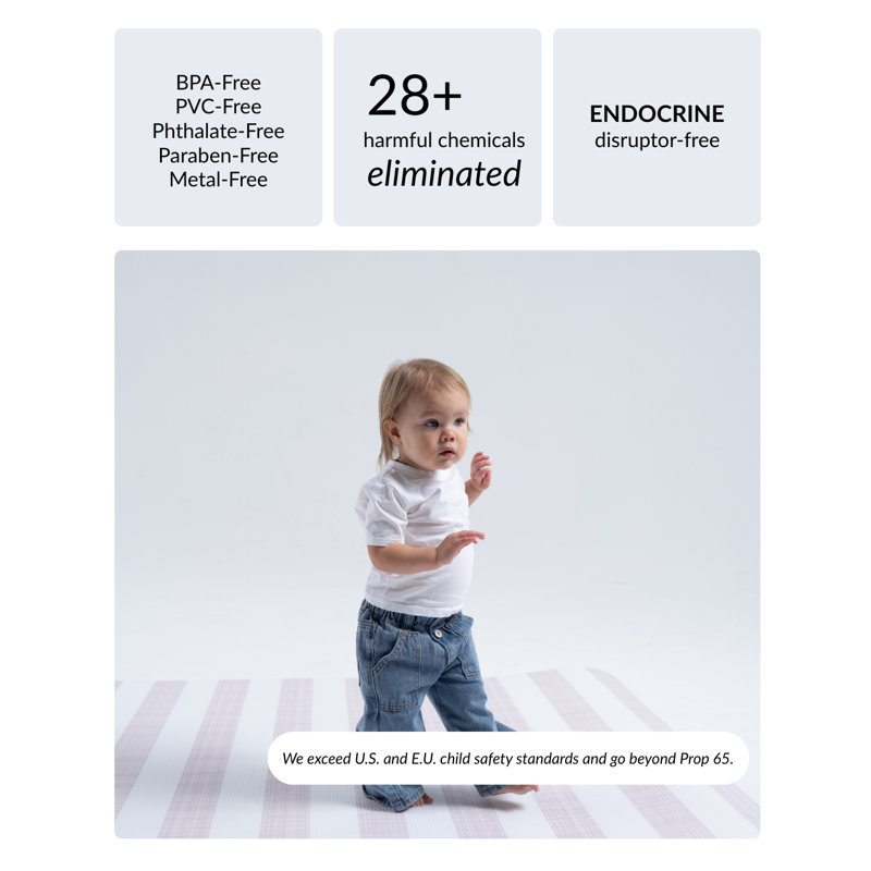 Reversible Emerson Foam Playmat, Pink