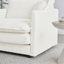 Canapé 3 places polyvalent et élégant avec coussins d'accoudoirs et coussins décoratifs, parfait pour tout salon.