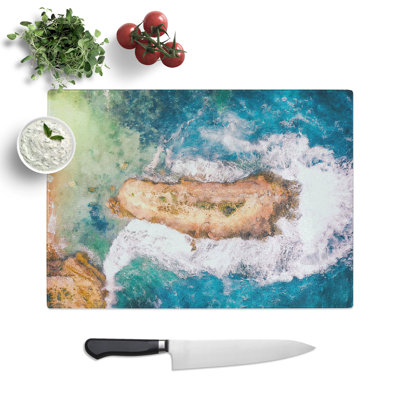 Bay of Islands Painting Chopping Board