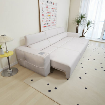 Power Reclining Sofa With Bluetooth, Wireless Charging, And Adjustable Comfort For Modern Living