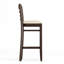 Tabouret de bar de restaurant en bois à dossier d'échelle-1115715457-1320055792