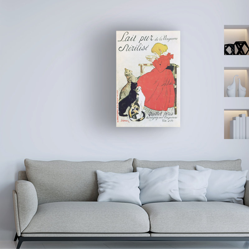 «Theophile» par Alexander Steinlen, H 19 po x l 12 po