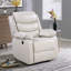 Fauteuil inclinable électrique noir avec accoudoirs coussinés-1625776924