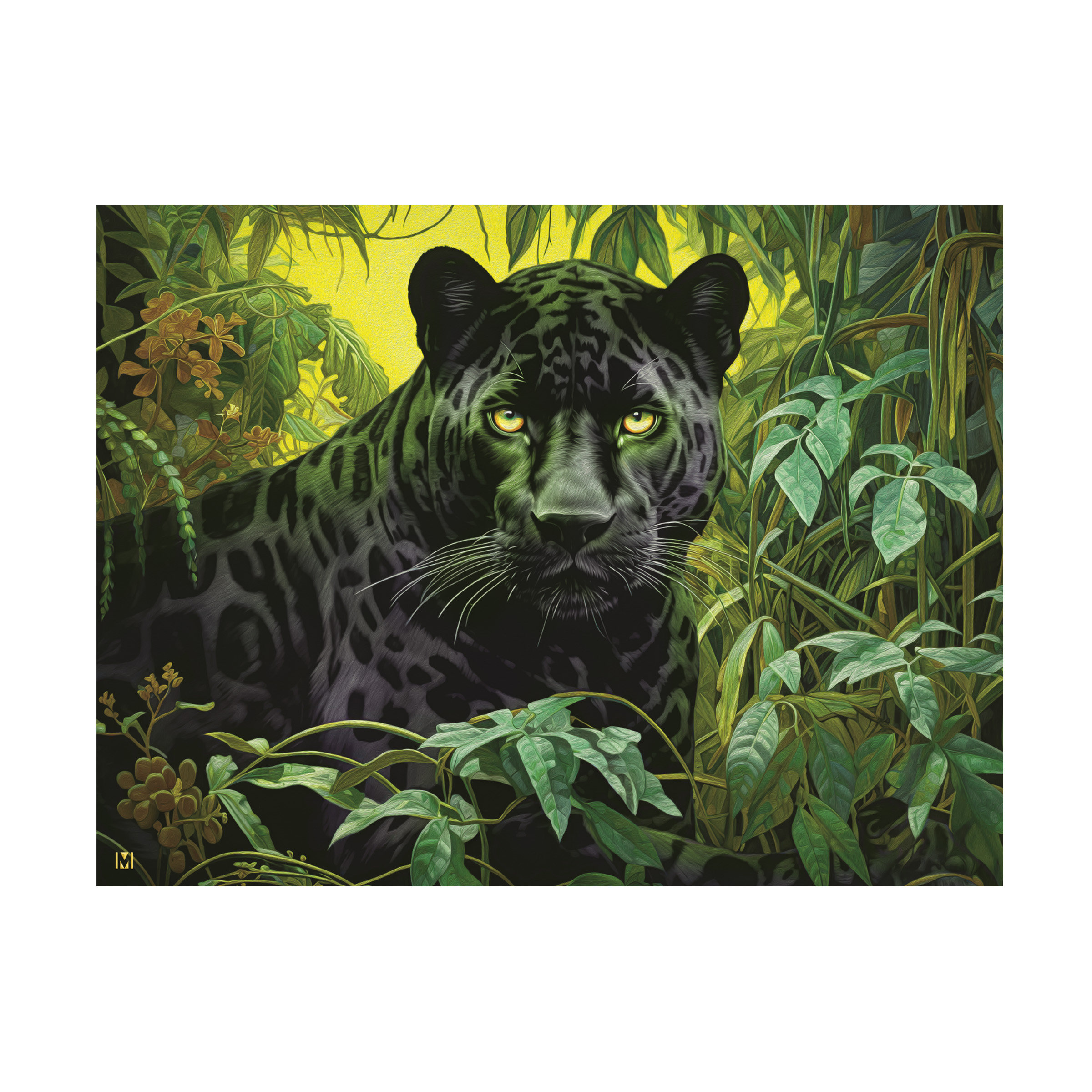 Winston Porter Michael David Ward Jungle Jaguar 2 Canvas Art | Wayfair