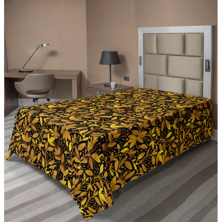Ambesonne, drap plat floral pivoines, art botanique printanier