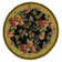 Tapis noir Baytown Garden