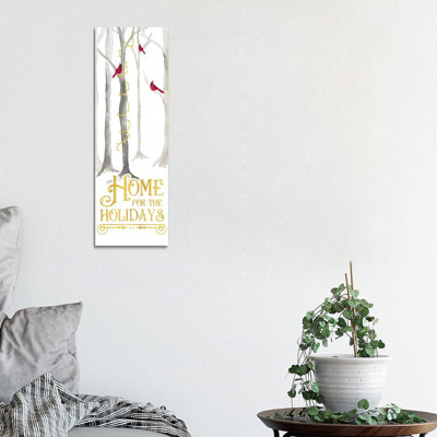 Christmas Forest Panel IV-Home For The Holidays by Tara Reed - Wrapped Canvas Panoramic Painting