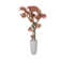 58.3'' Artificial Maple Leaf Tree In A Tall Beige Checkered Planter Perfect For Indoor And Outdoor Use