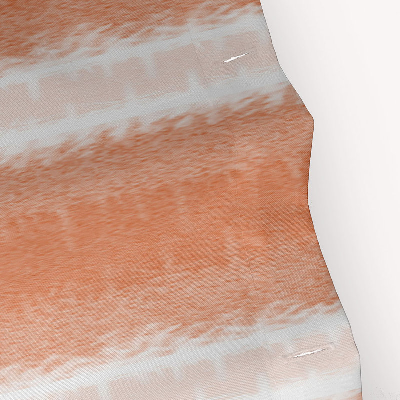 Rideau de douche simple Hatch, Orange