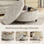 Upholstered Chenille Storage Footstool-58202425-50703496
