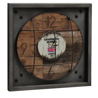 Lake City Solid Wood Wall Clock