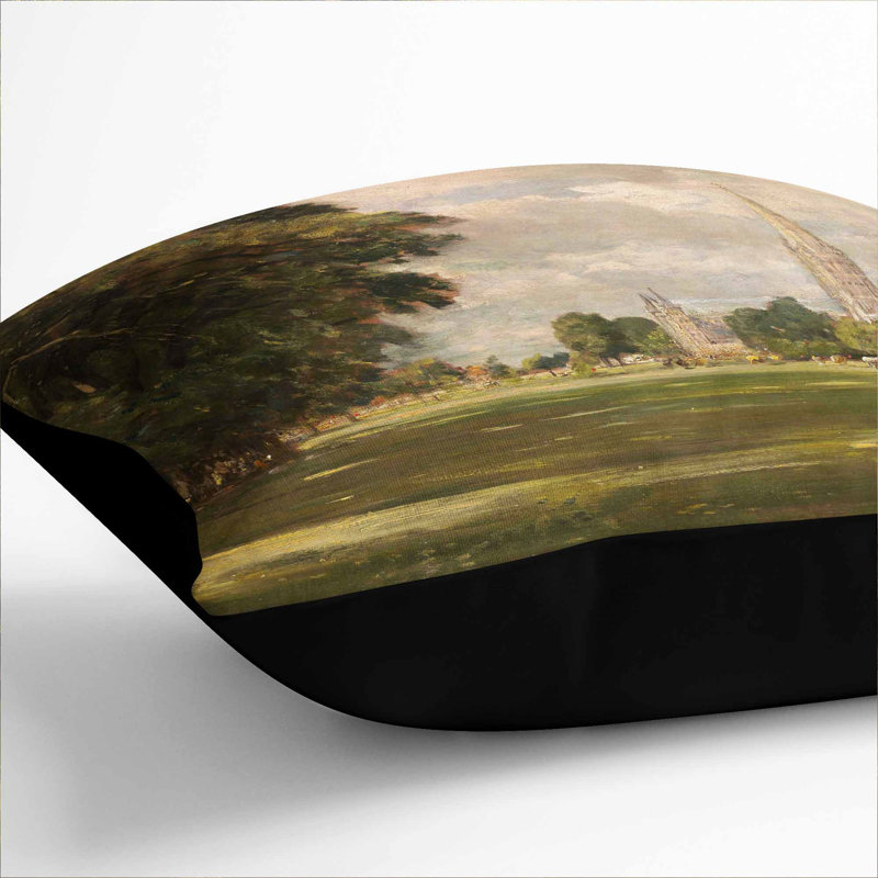 Salisbury Cathedral Vol.3 Scatter Cushion, Black, 40cm H x 40cm W x 15cm D