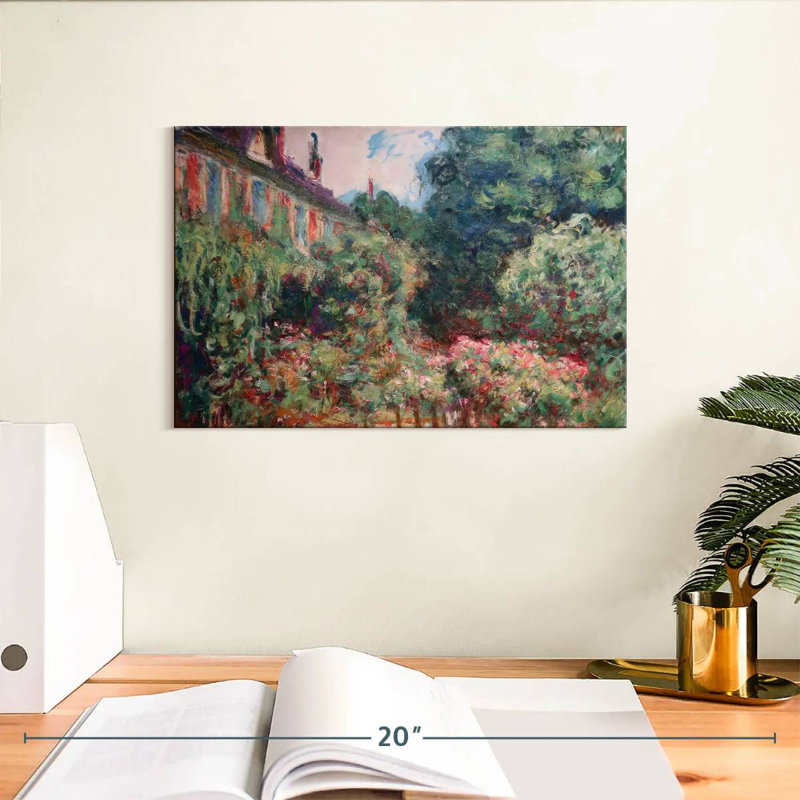 Senne, la maison de l'artiste à Giverny, H 8 po x l 12 po