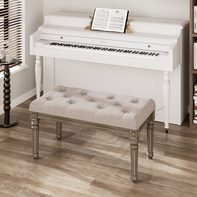 Nesika 87cm Wide Solid Colour Standard Ottoman
