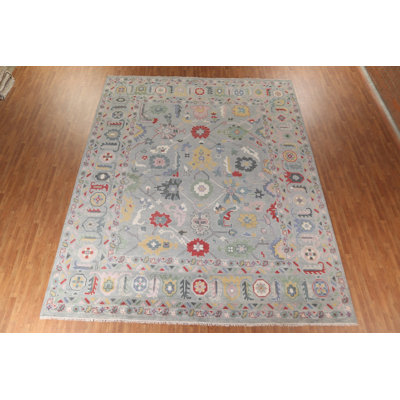 All-Over Oushak Oriental Large Rug 12x15
