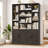 74.8'' H Storage Bookcase With 10 Open Shelves-954891149