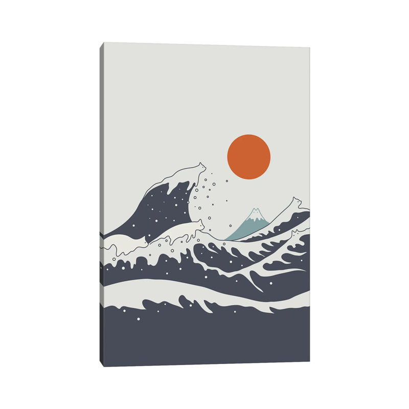 Cat Landscape LV-B by Lim Heng Swee - Wrapped Canvas Print, 20.32 cm H x 30.48 cm W