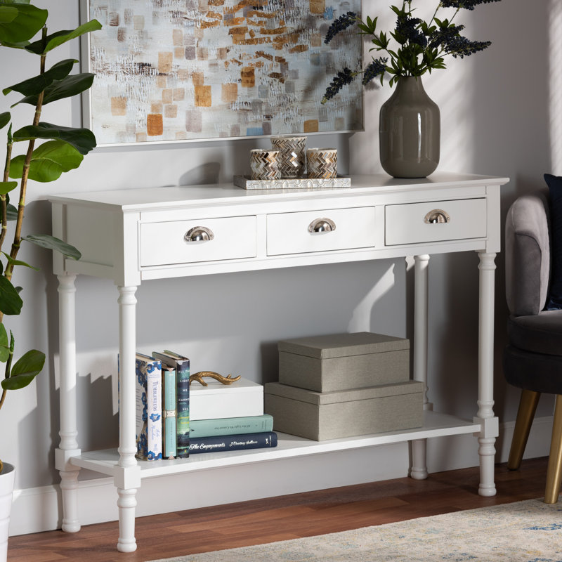 Amrooti 45.3'' Console Table, White