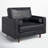 Geo Genuine Leather Armchair-1056538656