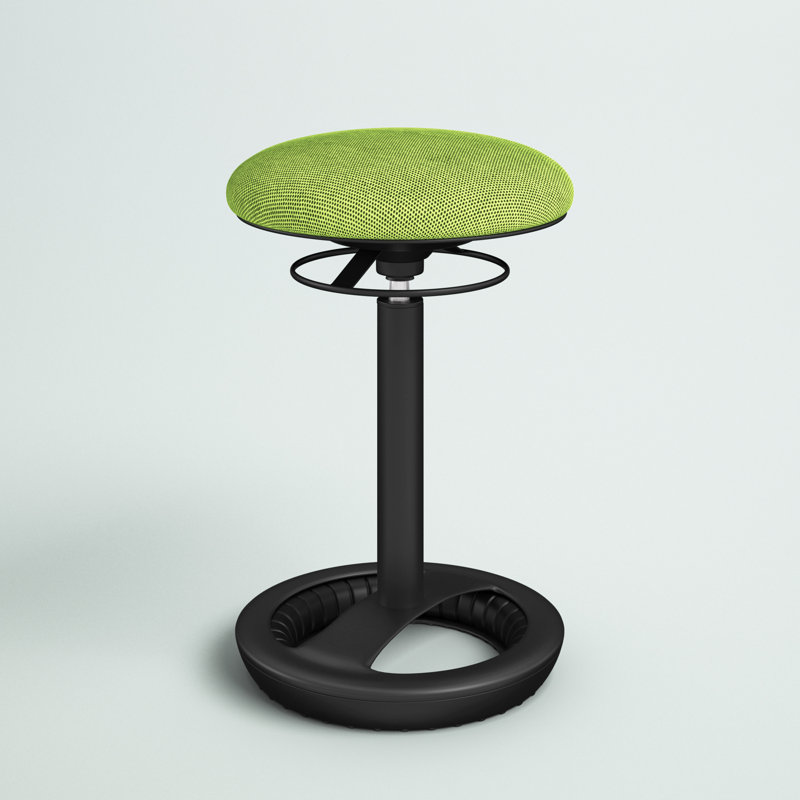 Klas Adjustable Height Ergonomic Active Stool, Green